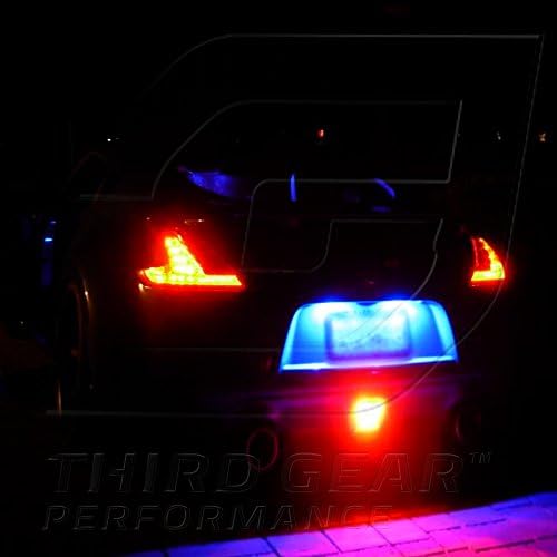 TGP T10 Mavi 4 LED SMD Plaka Kama ampuller Çifti 1997-2008 Pontiac Grand Prix ile Uyumlu (TÜM Modeller)