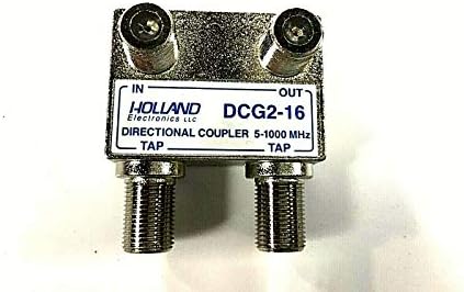 Hollanda Elektronik Duvar Musluk Yönlü Çoğaltıcı Splitter 16 dB 2 Çıkış DCG2-16