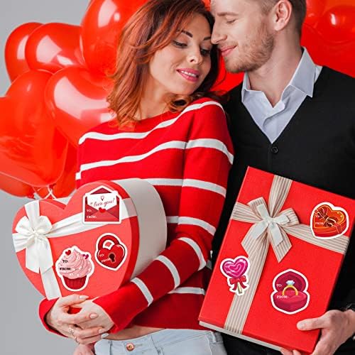 300 Adet sevgililer Günü Çıkartmaları Etiket Çıkartmaları Zarf Mühür Sevgililer Çıkartmaları Komik Sevimli Kalp Çıkartmaları