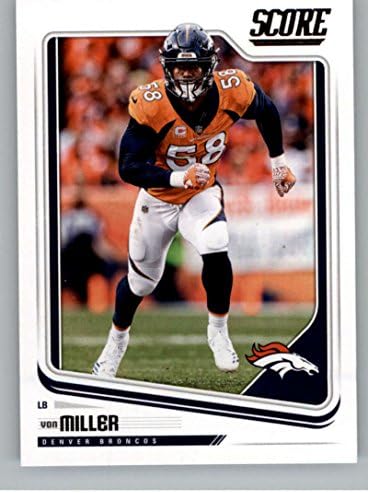2018 Skor 96 Von Miller Denver Broncos Futbol Kartı
