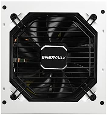 Enermax Marblebron 850W Beyaz Güç Kaynağı, 80 Plus Bronz, Yarı Modüler PSU, Sessiz Fan, Siyah Düz Kablo, ATX Kompakt 140mm Boyut,
