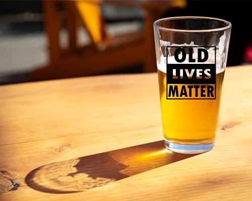 Old Lives Matter Bira Bardağı-Erkekler için Komik Emeklilik veya Doğum Günü Hediyeleri-Baba, Büyükbaba, Yaşlı Adam veya Yaşlı