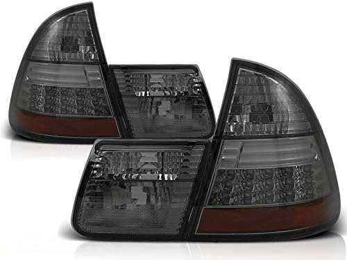 V-MAXZONE parçaları LED arka ışıkları BMW 3 Serisi E46 Touring ile Uyumlu 1999 2000 2001 2002 2003 2004 2005 BR-652 1 Çift Sürücü