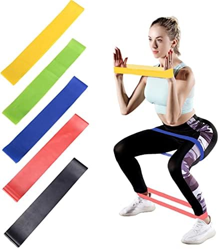 JUSTWEIXING Direnç Band Eğitim Spor Elastik Elastik Spor Lastik Bant Spor Yoga Salonu Egzersiz Streç Bantları için (Renk : X20HE0028-3,