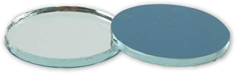 ArtCove 1 inç Küçük Mini Cam Yuvarlak Aynalar 50 Parça El Cep Boyutu Ayna