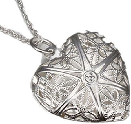 TenDollar gümüş kaplama aksesuarları sevgilisi madalyon zincir kolye aşk kalp Sevgililer kolye