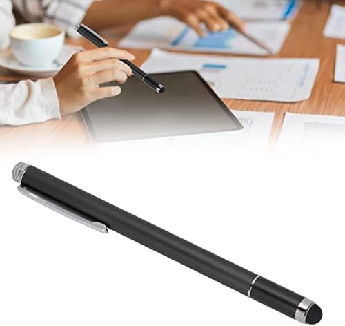 Adsire Stylus Kalem, Dokunmatik Kalem Küçük Taşınabilir Kullanışlı Pratik Akıllı Telefonlar için iOS Tablet için(Siyah)