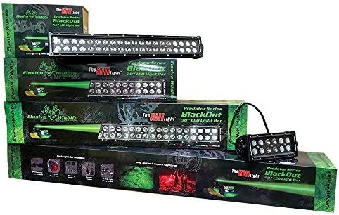 Öldür ışık Predator serisi karartma LED sürüş ışık çubuğu (20, Yeşil ve Beyaz)