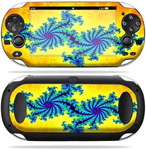 MightySkins Cilt ile Uyumlu PS Vita PSVİTA Playstation Vita Taşınabilir wrap Sticker Skins Fraktal Çalışır