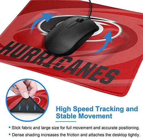 ViviHomeD Carolina Süper Kalın Kaymaz Kilit Kenar Ofis Oyunları PC için Rahat Mouse Pad, Vb
