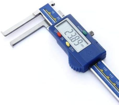 Bıçak Kenarlı İç Oluklu Dijital Kumpas Ölçer, 14-150mm, ±0.05 mm, L:236mm, a:30mm, b:12mm, c:1mm, d:16mm, e: 5mm