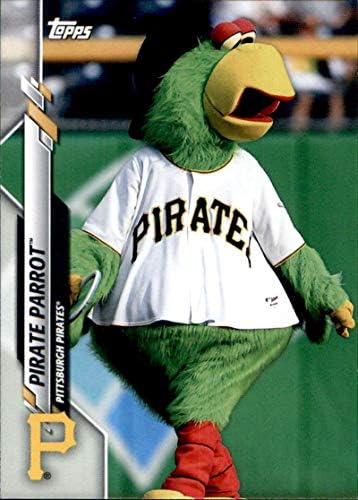 2020 Topps Açılış Günü Maskotları M-13 Korsan Papağanı Pittsburgh Pirates MLB Beyzbol Ticaret Kartı