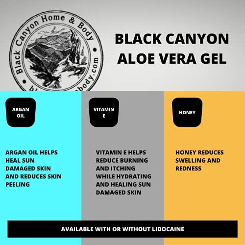 Siyah Kanyon Greyfurt Woods Aloe Vera Jel Güneş Sonrası Bakım, 12 Oz (2 Paket)