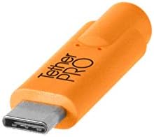 TetherPro USB-C-2.0 Mini-B 8-Pin, 15' (4,6 m) (Siyah)