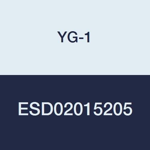 YG-1 ESD02015205 CBN Köşe Yarıçapı End Mill, 2 Flüt, Sapın Altında 5 mm Uzunluk, 1,5 mm