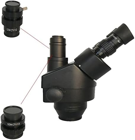 TYZK Mikroskop Kiti 0.3 X 0.5 X C-Mount Lens Adaptörü 1/2 1/3 1X Adaptörü için Stereo Mikroskop Video Kamera Mikroskop Lens Adaptörleri