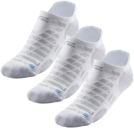 Erkekler ve Kadınlar için Drymax R-Gear No Show Koşu Çorapları (3 Çift)