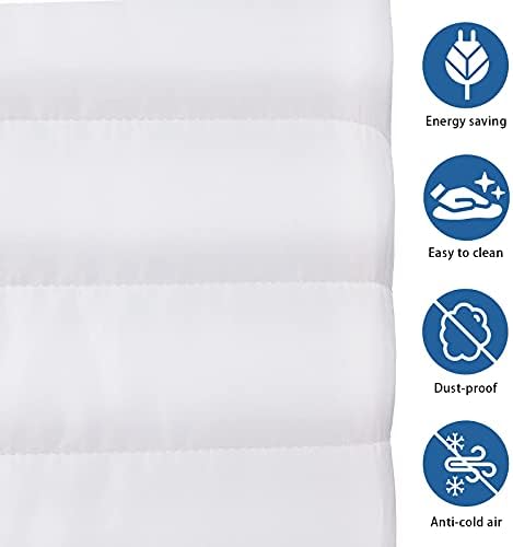 KylinLucky İç Klima Ünitesi Kapağı, İç Mekan için Pencere AC Kapakları 17 x 13 x 3 inç (U x Y x D),Beyaz