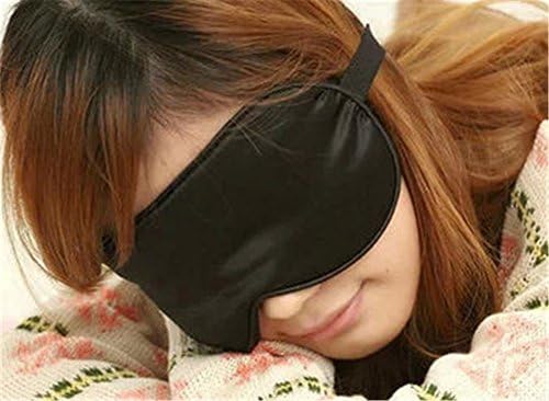 applestore Uyku Göz Maskesi Ayarlanabilir Band Kayışı Çift Taraflı Ipek 9.521 cm Sıcak ve Soğuk Seyahat Istirahat Şekerleme