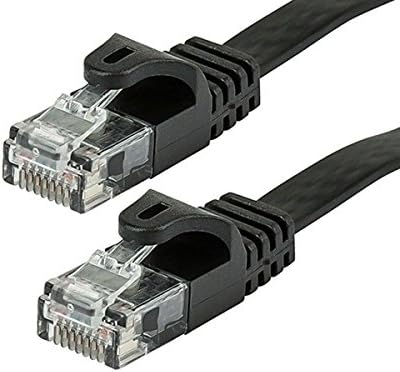Monoprice-109554 Cat5e Ethernet Patch Kablo-Ağ İnternet Kablosu-RJ45, Düz, Telli, 350Mhz, UTP, Saf Çıplak Bakır Tel, 30AWG, 30ft,