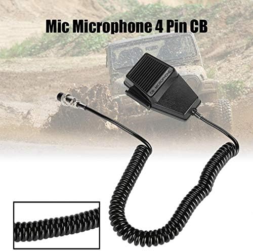 YYQTGG El Mikrofonu, Düşme Endişesi Yok CB Radyo Hoparlör Mikrofon Geniş Uygulama Gürültü Önleme Alıcı-Verici Aksesuarları için