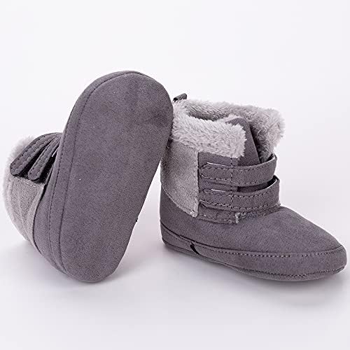 Csfry Bebek Erkek Kar Botları Kış Sıcak Kaymaz Ayakkabı