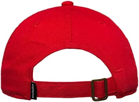 Minik İfadeler-Monogramlanmış Yürümeye Başlayan Beyzbol Şapkası / Ayarlanabilir Kırmızı Şapka