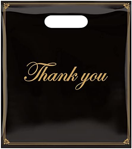 Teşekkür Logolu Molotar Plastik Alışveriş Çantaları 16 x 18 Kulplu Butik Çantalar Mallar, Hediyeler, Fuarlar ve Daha Fazlası