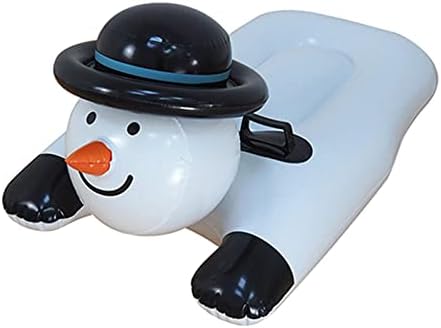 NC Kar Tüp 42 inç Şişme Ağır Dev Taşınabilir Freeze Dayanıklı PVC Kolları ile Kar Kızak, kar Oyuncak Çocuklar için, kayak Halka