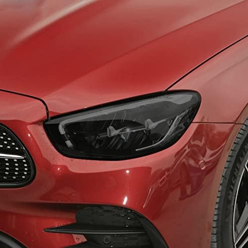 GYyıng Araba Far Koruyucu Film Füme Siyah Tonu Wrap Vinil Şeffaf TPU Sticker, Mercedes Benz E Class Facelift ıçin W213 2021