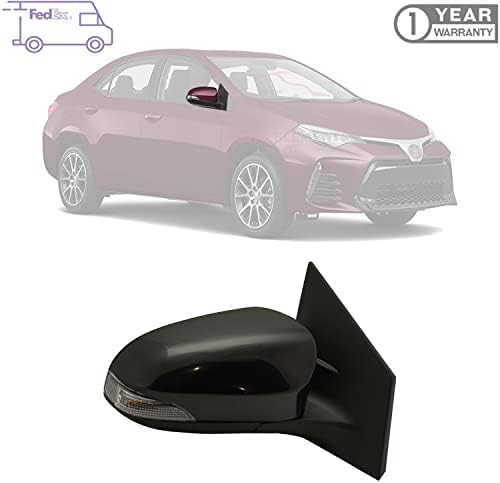Yeni Ön Sağ Yolcu Yan Güç Ayna Manuel katlanır ısıtmalı sinyal ışığı ıle Boyanabilir 2014-2019 Toyota Corolla Için Doğrudan Değiştirme