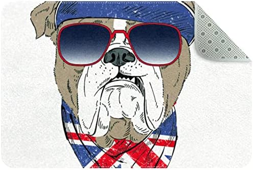 Serin Soyunma Köpek İngiltere Bayrağı Dikdörtgen Çocuk Kilim Dikdörtgen Halı Kilim Dikdörtgen Banyo Paspas Dekoratif Banyo Kilim