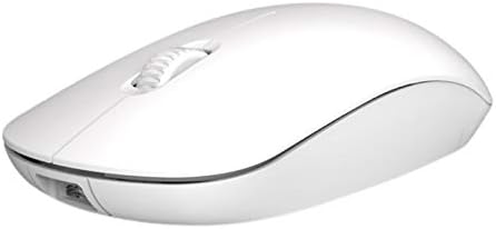 Gaweb Bilgisayar Fare, M108 PC Fare Dilsiz Kablosuz ABS 2.4 GHz Şarj Edilebilir Oyun Fare Bilgisayar Aksesuarları Beyaz Akülü