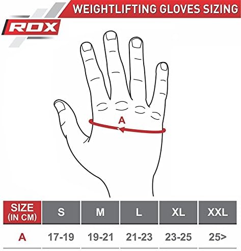 RDX ağırlık kaldırma eldivenleri Spor Salonu Egzersiz için Nefes Yastıklı Anti Kayma Palm Koruma Kavrama, Spor Vücut Geliştirme