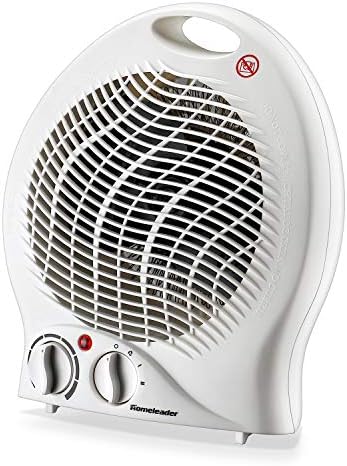 Taşınabilir Fan ısıtıcı Termostatlı, Homeleader 1500W Elektrikli Alan seramik ısıtıcı Ofis Küçük Alan için