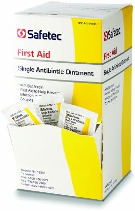 Safetec Bacitracin Antibiyotik Merhem .9 Gramlık Paketler (144 Paketlik Kutu)