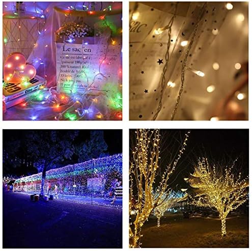 LİUPENGWEİ Peri Dize Işıkları 10m~600 100LEDs Noel Düğün Tavan Bahçe Duvarı Bahçe Hayalet Işık için 6000LEDs, 8Mode 7000, Açık