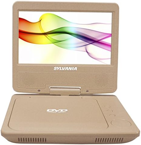 Sylvania Taşınabilir DVD Oynatıcı SDVD7027-C, 7 İnç, Döner Ekran, Siyah