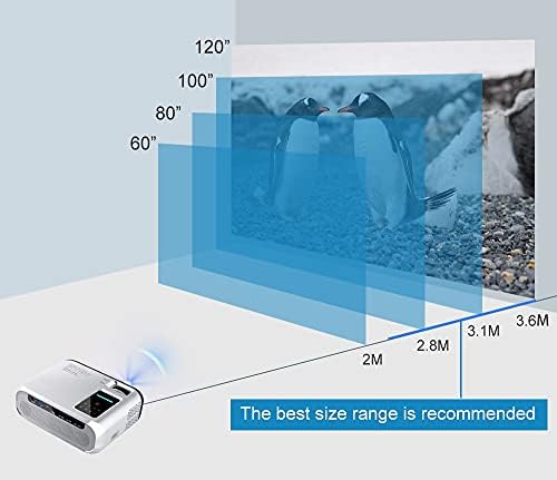 SMDMM Projektör LED Mini Mikro Taşınabilir Video HD Projektör için USB ile Oyun Film Sinema Ev Sineması