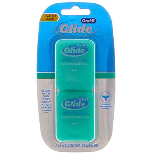 Glide Pro Health Comfort Plus Nane Aromalı Diş İpi, 87,4 Yarda - kasa başına 48.4848