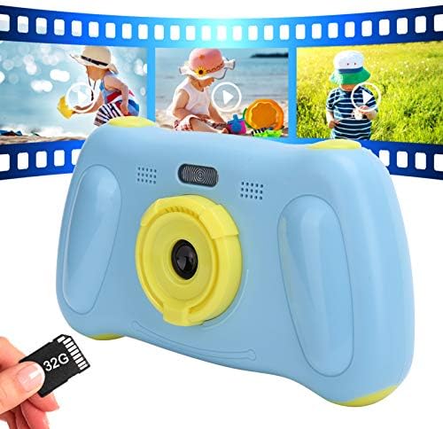 Dijital Kamera Oyuncak, Akülü Çocuk Kamera Müzik Çalar için Hikaye Anlatıcısı için 2.4 inç (mavi)